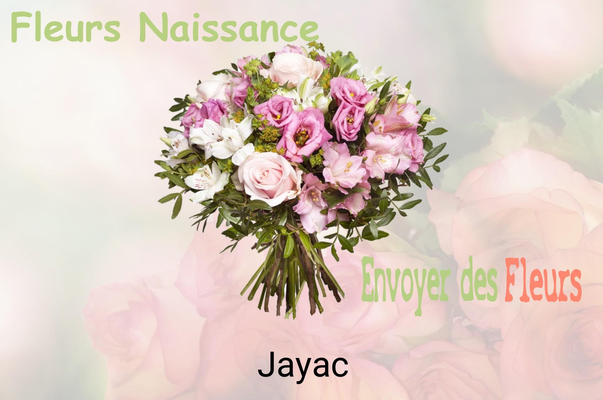 Bouquet de fleurs de naissance livré à Jayac